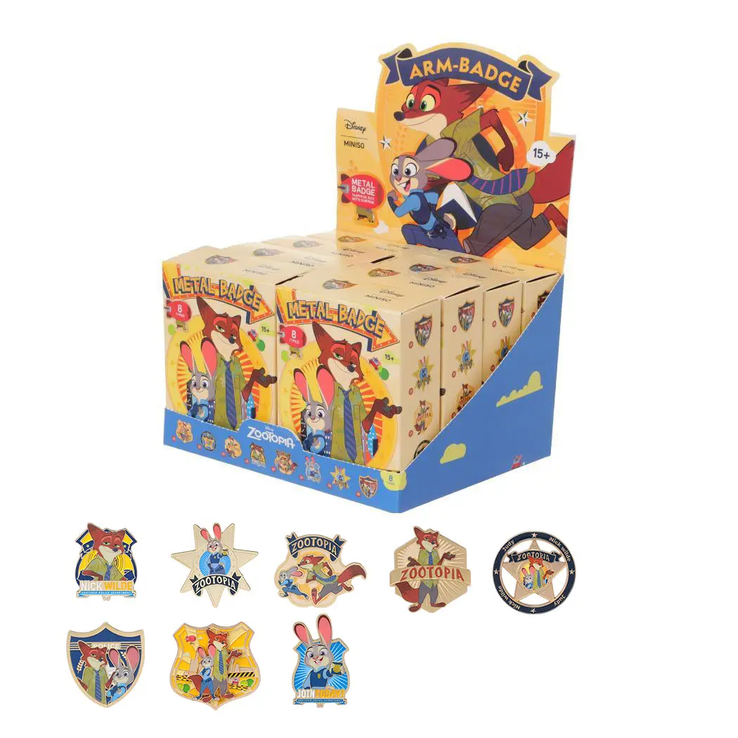 Disney Zootopia Collection Arm-Badge Metal Badge Surprise Box 1