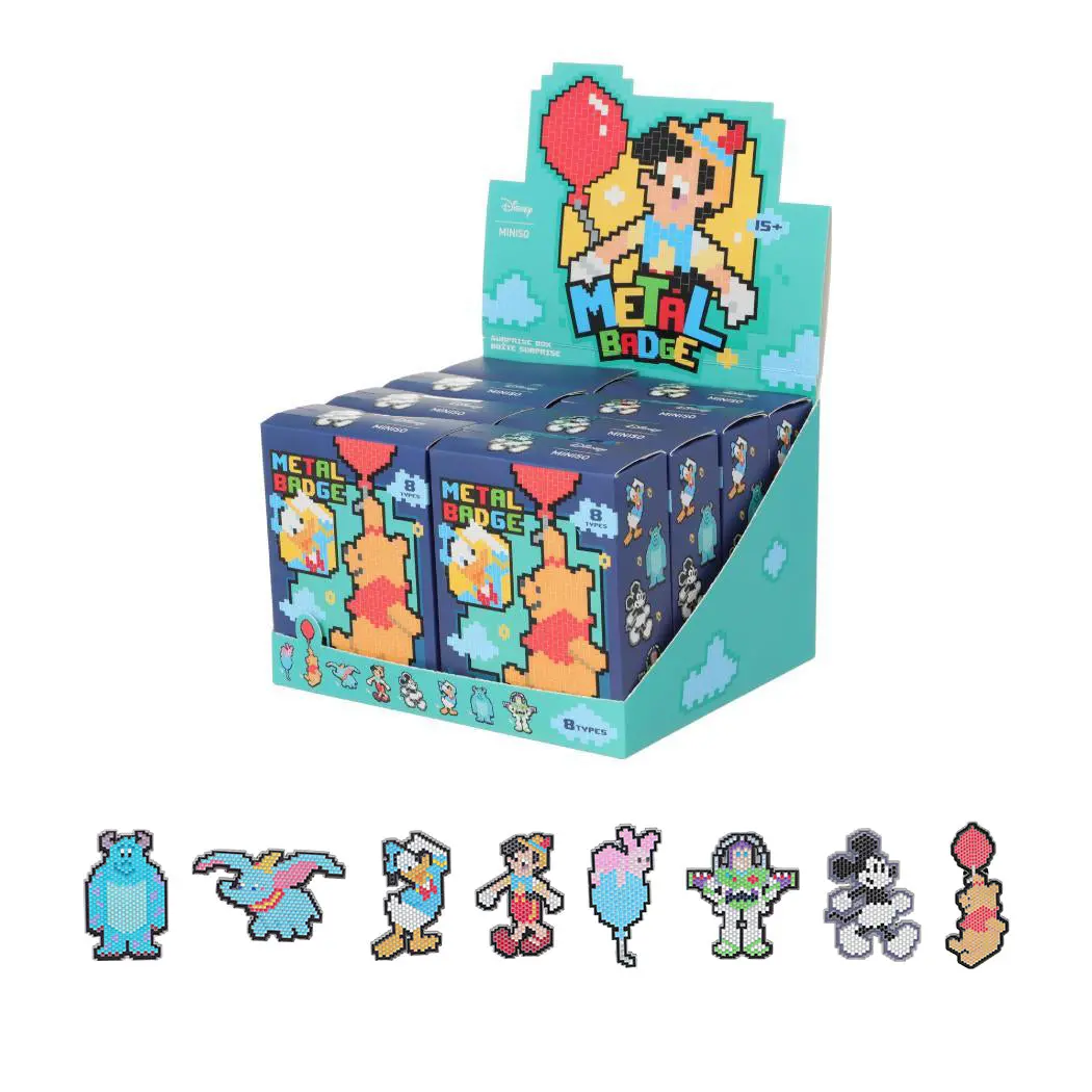 Disney Pixel Style Metal Badge Surprise Box 1