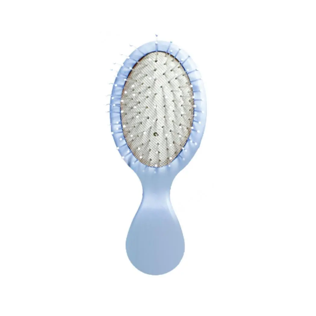 Classic Comfortable Series Mini Cushion Massager Hair Brush (Baby Blue) 1