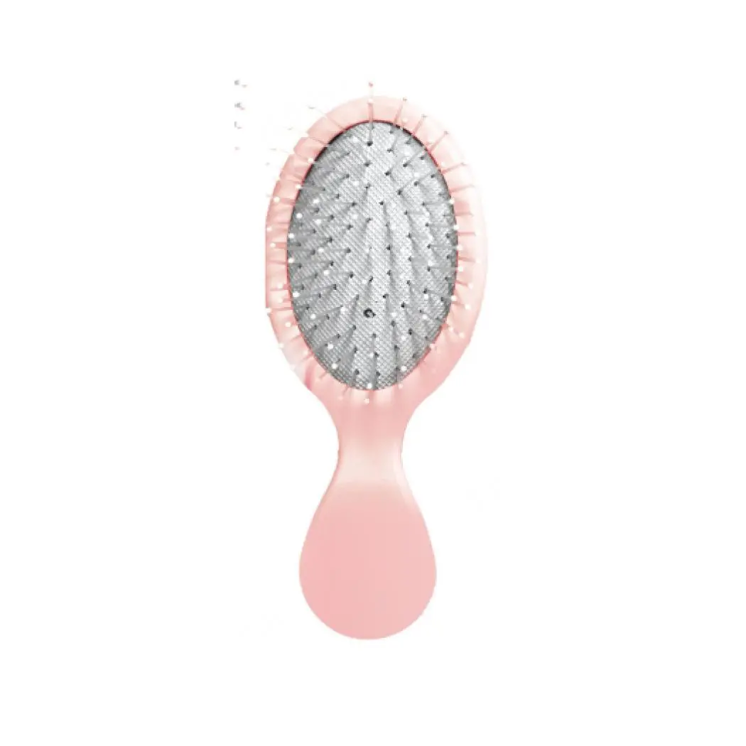 Classic Comfortable Series Mini Cushion Massager Hair Brush (Matte Pink) 1