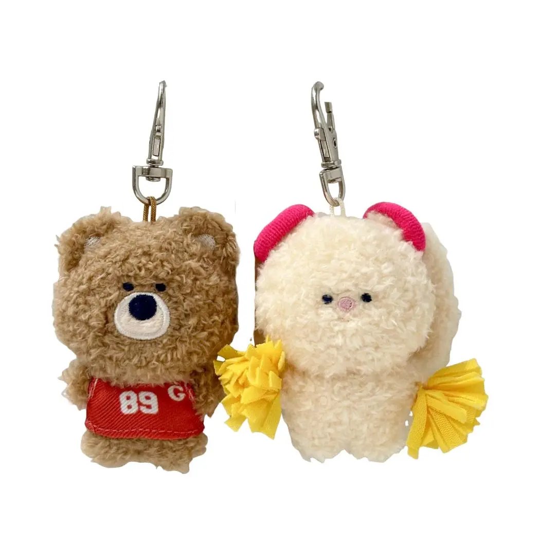 Gift Bear Chubby Collection 3In. Couple Plush Pendant (Gift Bear & Tarnlee) 1
