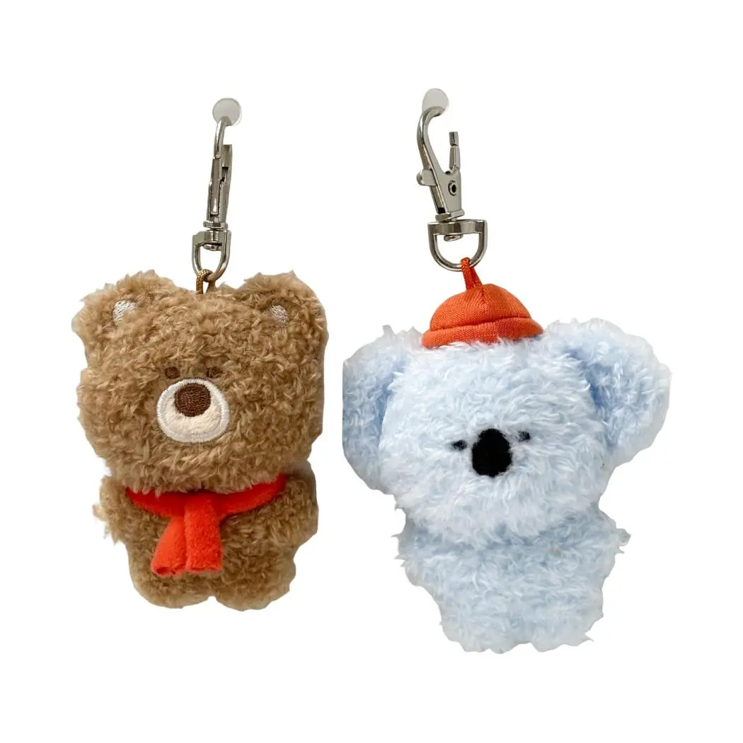 Gift Bear Chubby Collection 3In. Couple Plush Pendant (Gift Bear & Koala) 1