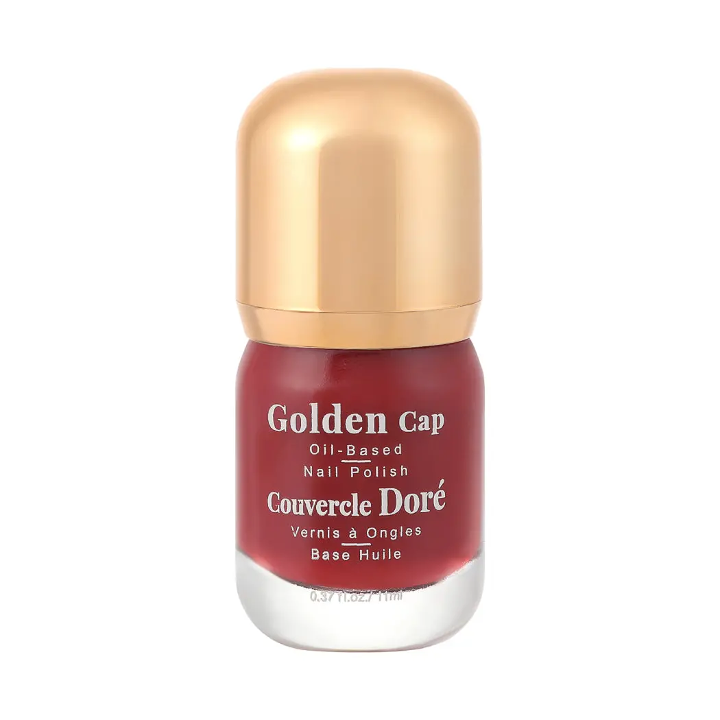 Golden Cap Oil-Based Nail Polish(05 Purplish Red) 1