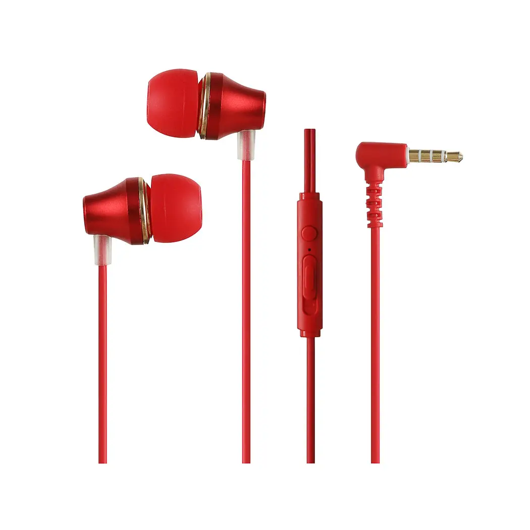 Earphones With Capsule-Shaped Case Model:8431＃(Red) 1