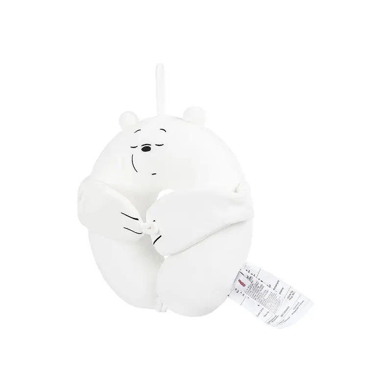 We Bare Bears-U Shaped Pillow With Eye Mask(Ice Bear) 1