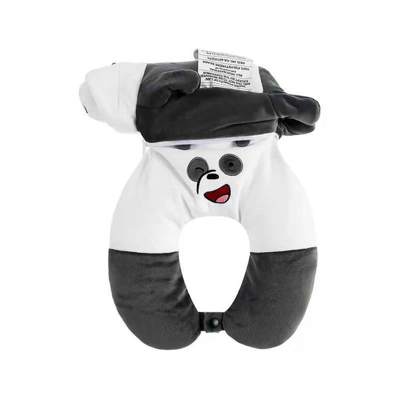 We Bare Bears Adjustable  U-Shaped Pillow (Panda) 1