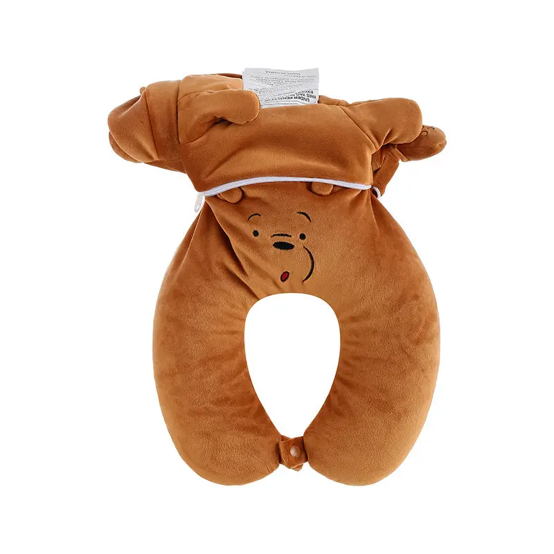 We Bare Bears Adjustable  U-Shaped Pillow (Grizzly) 1