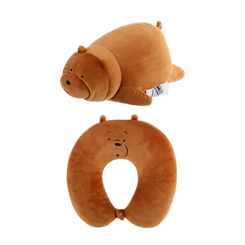 We Bare Bears Adjustable U-Shaped Pillow (Grizzly) 2