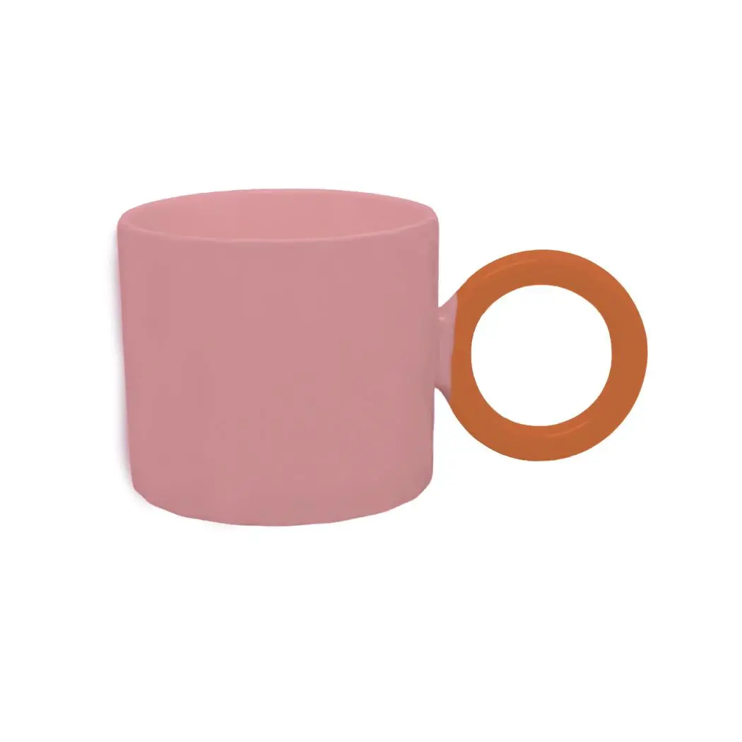 Minimalist Ceramic Mug 230Ml(Pink) 1