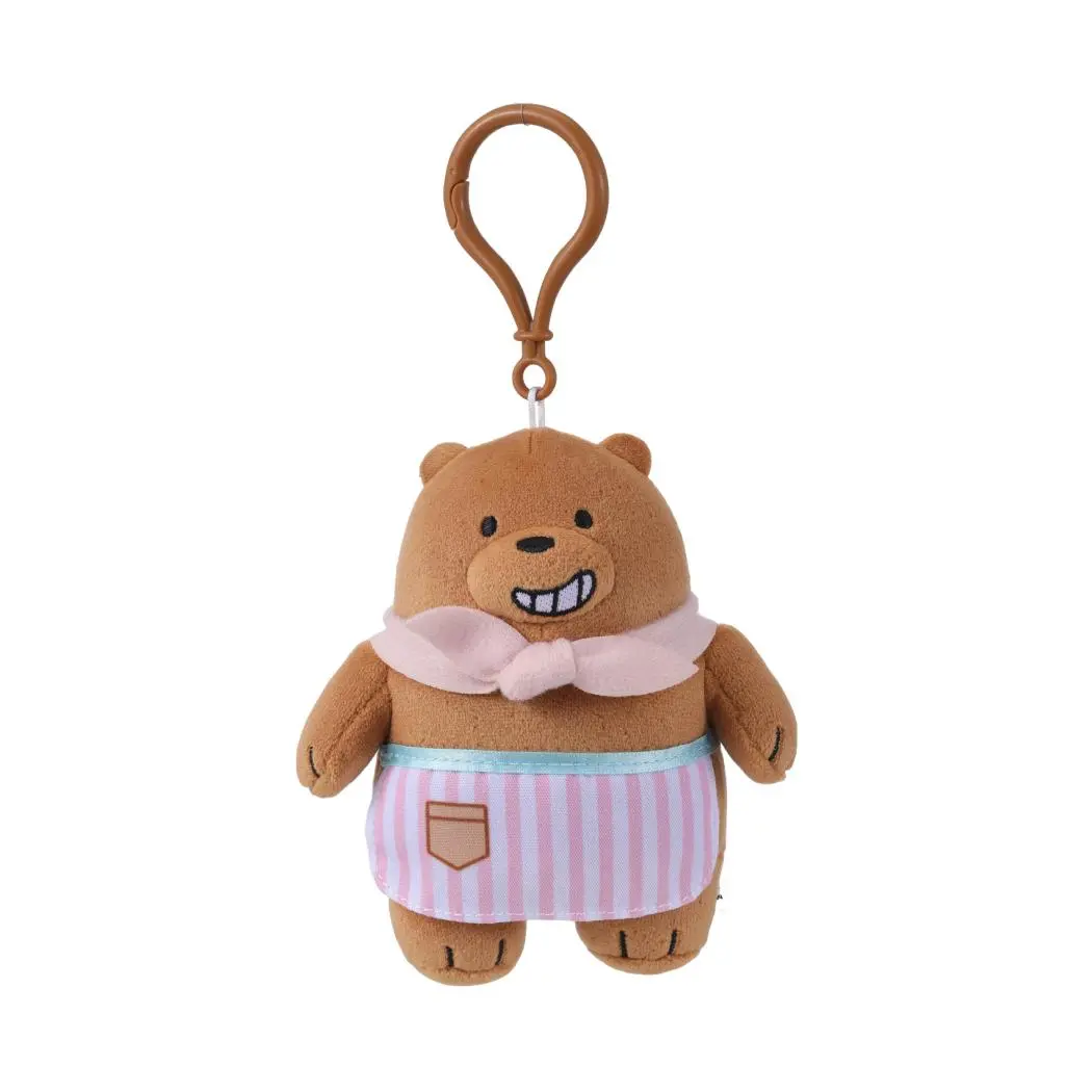 We Bare Bears Baking Collection 4In. Plush Pendant (Grizz) 1