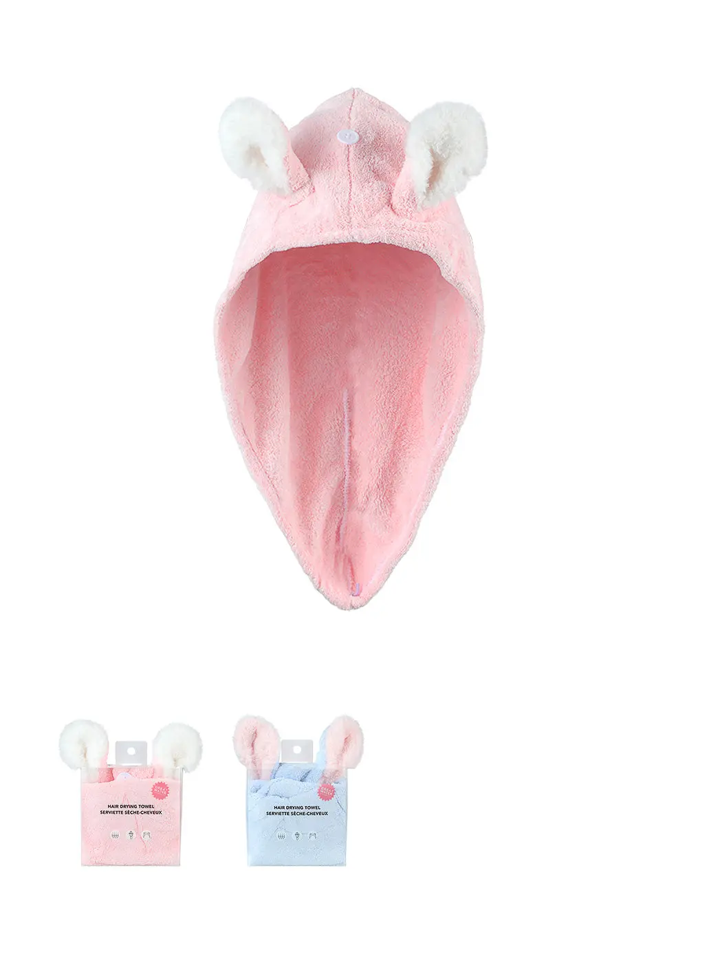 Bunny Ears Hair Drying Towel 1