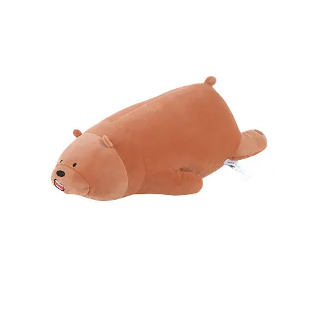 We Bare Bears- Lying Plush Toy (Grizzly) 1