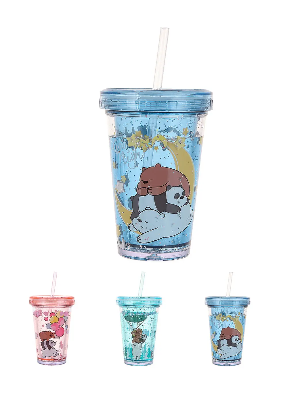 We Bare Bears- Water Bottle 320Ml (Random Color) 1