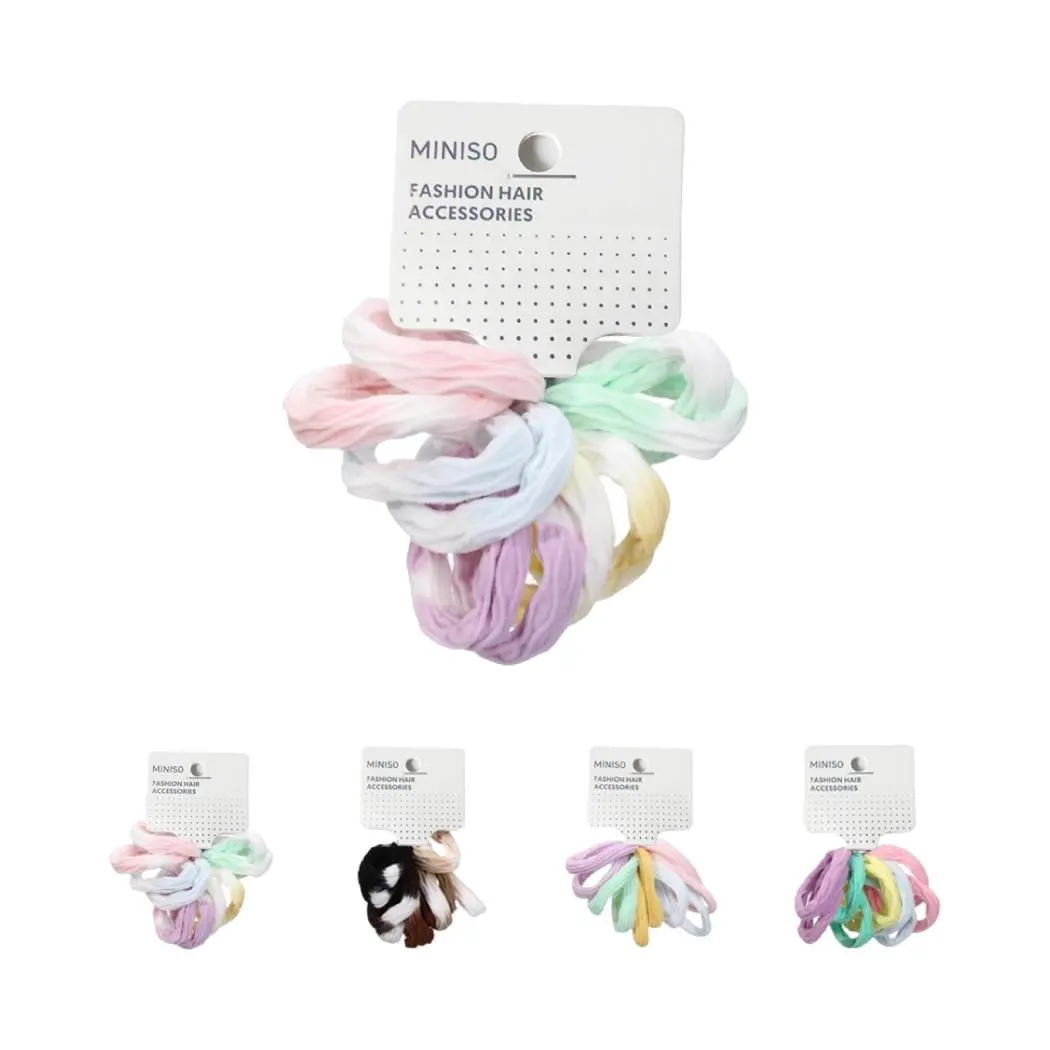 Colored Hair Ties (10 Pcs) 1