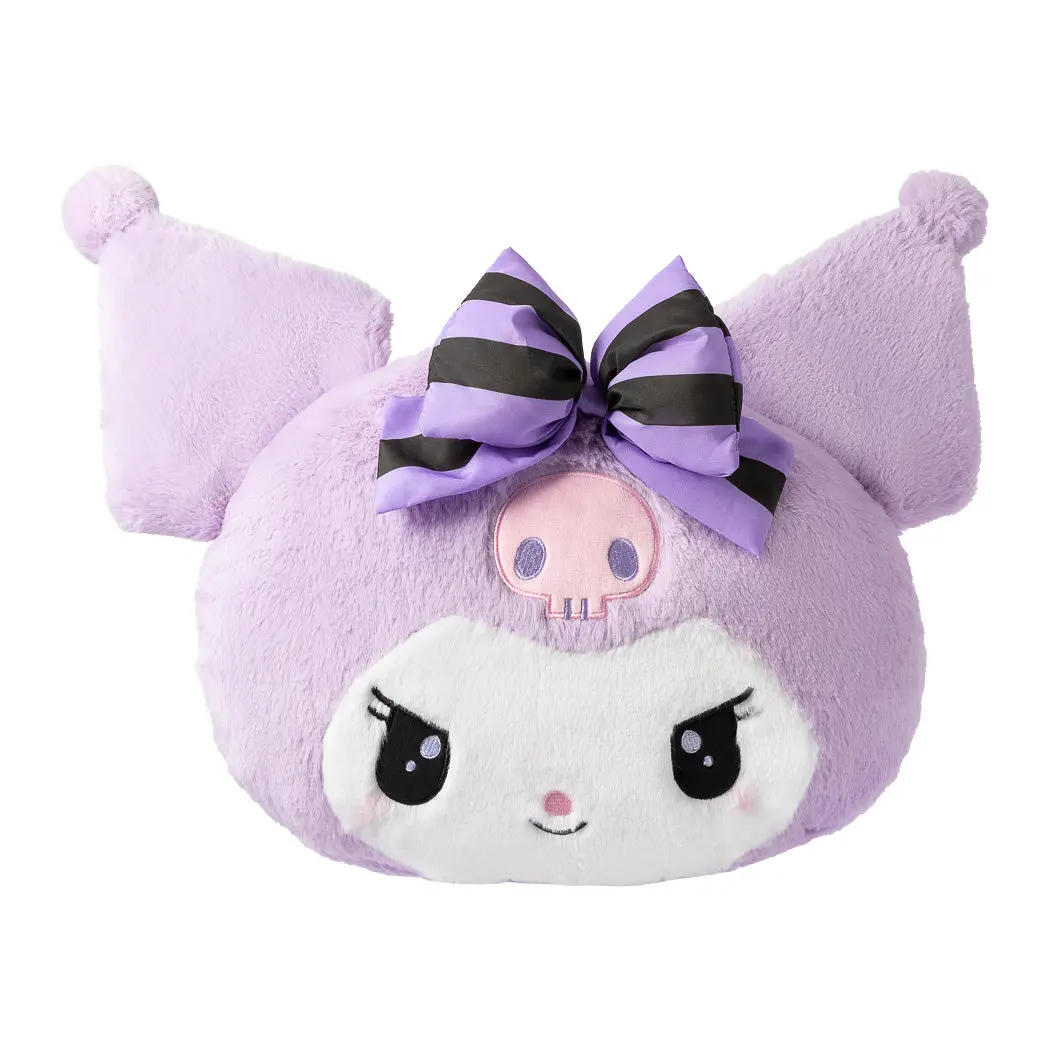 Kuromi Purple Head-Shape Pillow 1