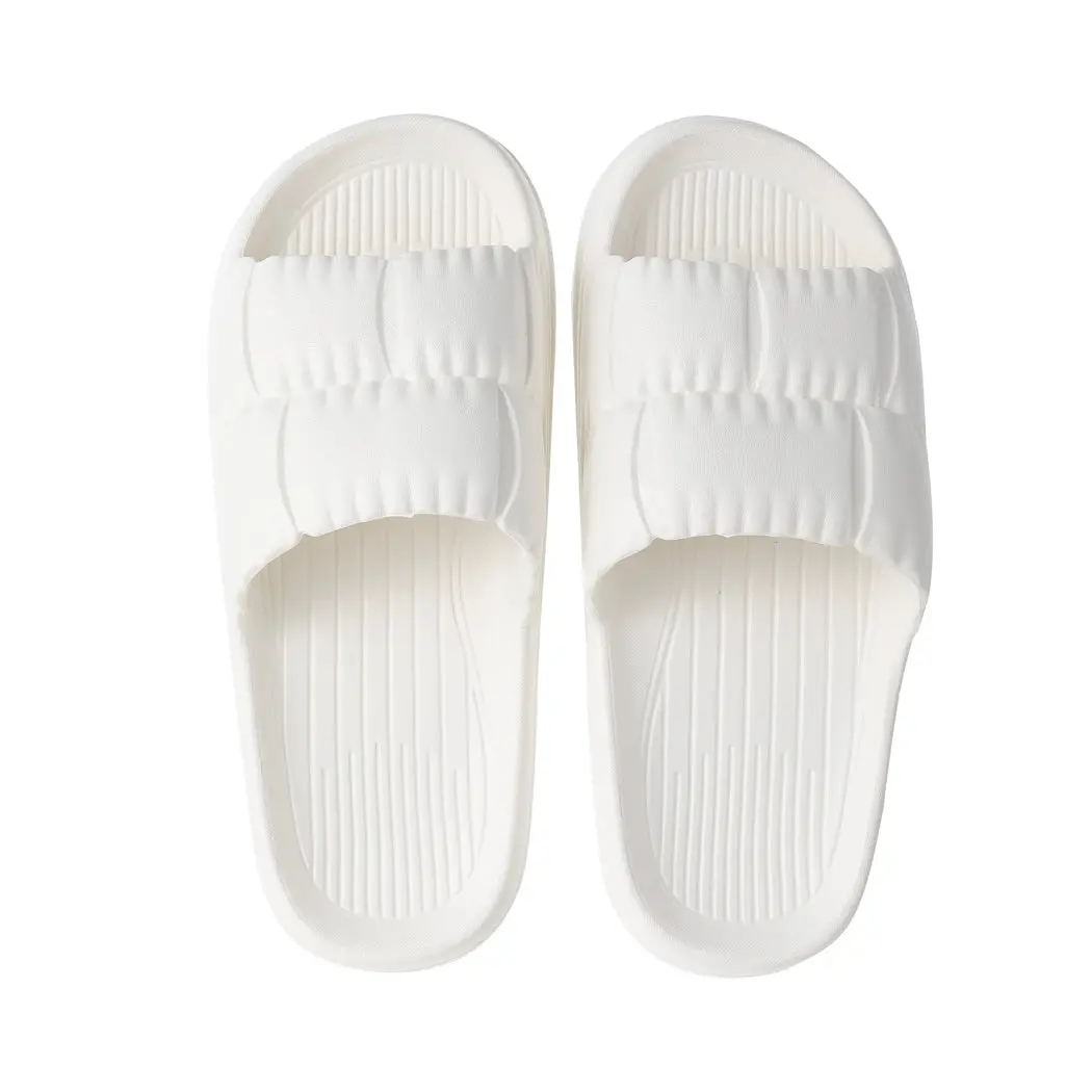 (White,39-40) Fashion Petal Bathroom Slippers 1