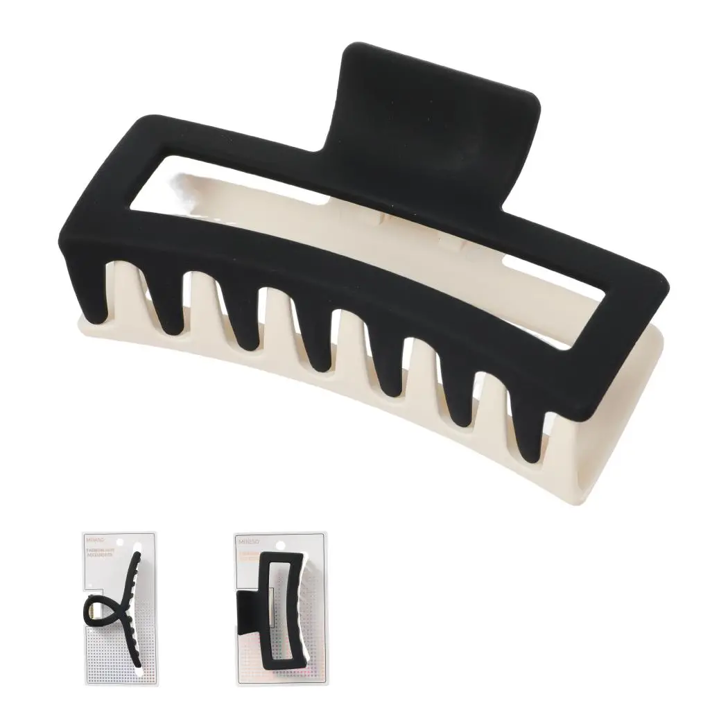 Solid Color Hair Claw Clip (1 Pc, 10Cm) 1