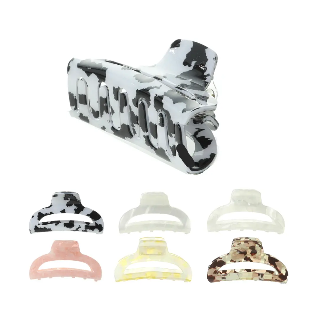 Elegant Series Crescent Moon Hollow Hair Claw Clip (S, 1 Pc) 1