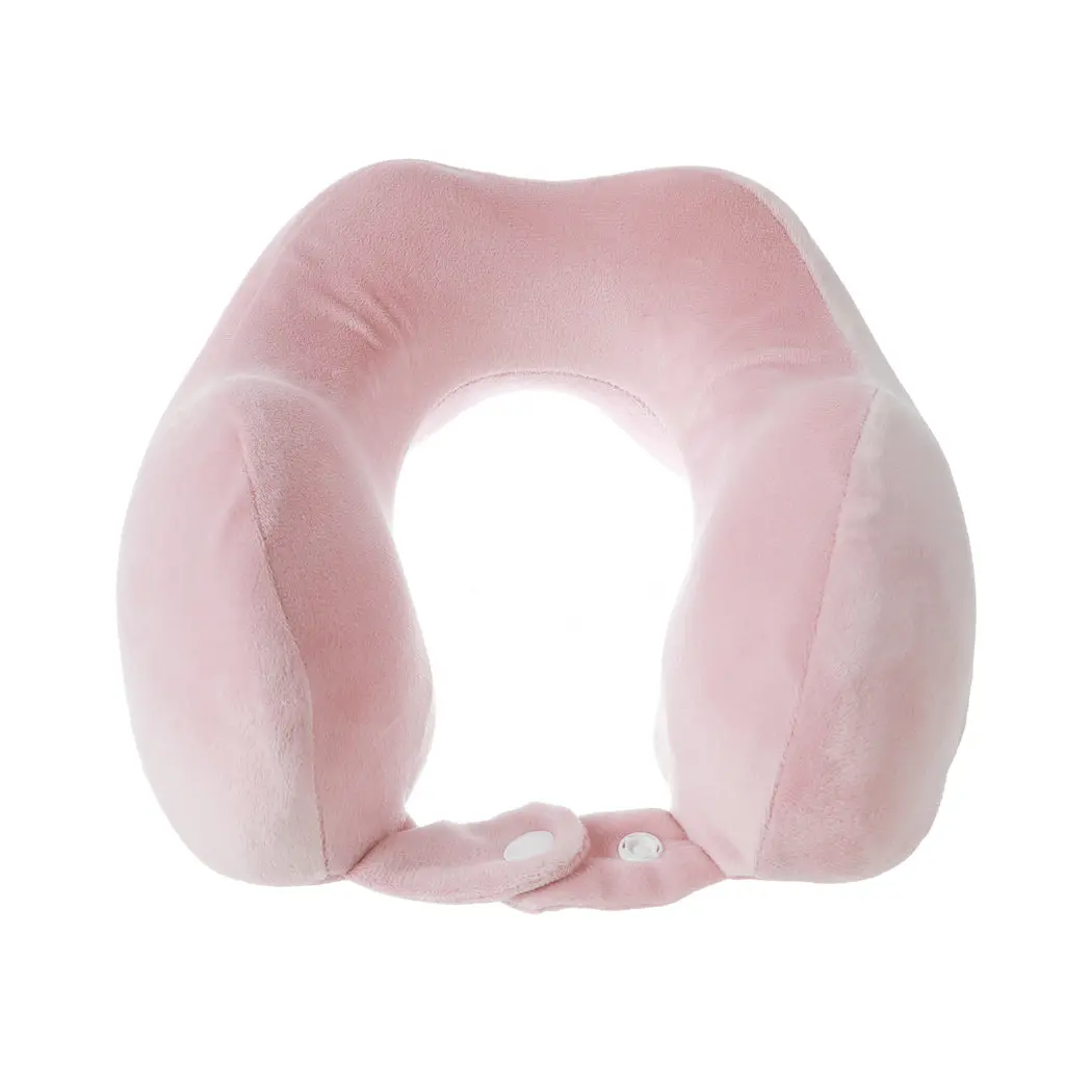 Memory Foam U Shaped Pillow(Pink) 1