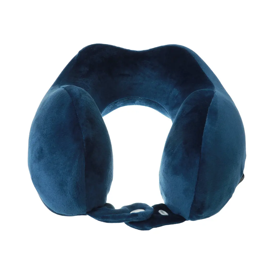 Memory Foam U Shaped Pillow(Navy Blue) 1