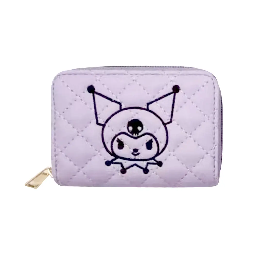 Kuromi Cute Zip Around Change Pouch Card Holder 1
