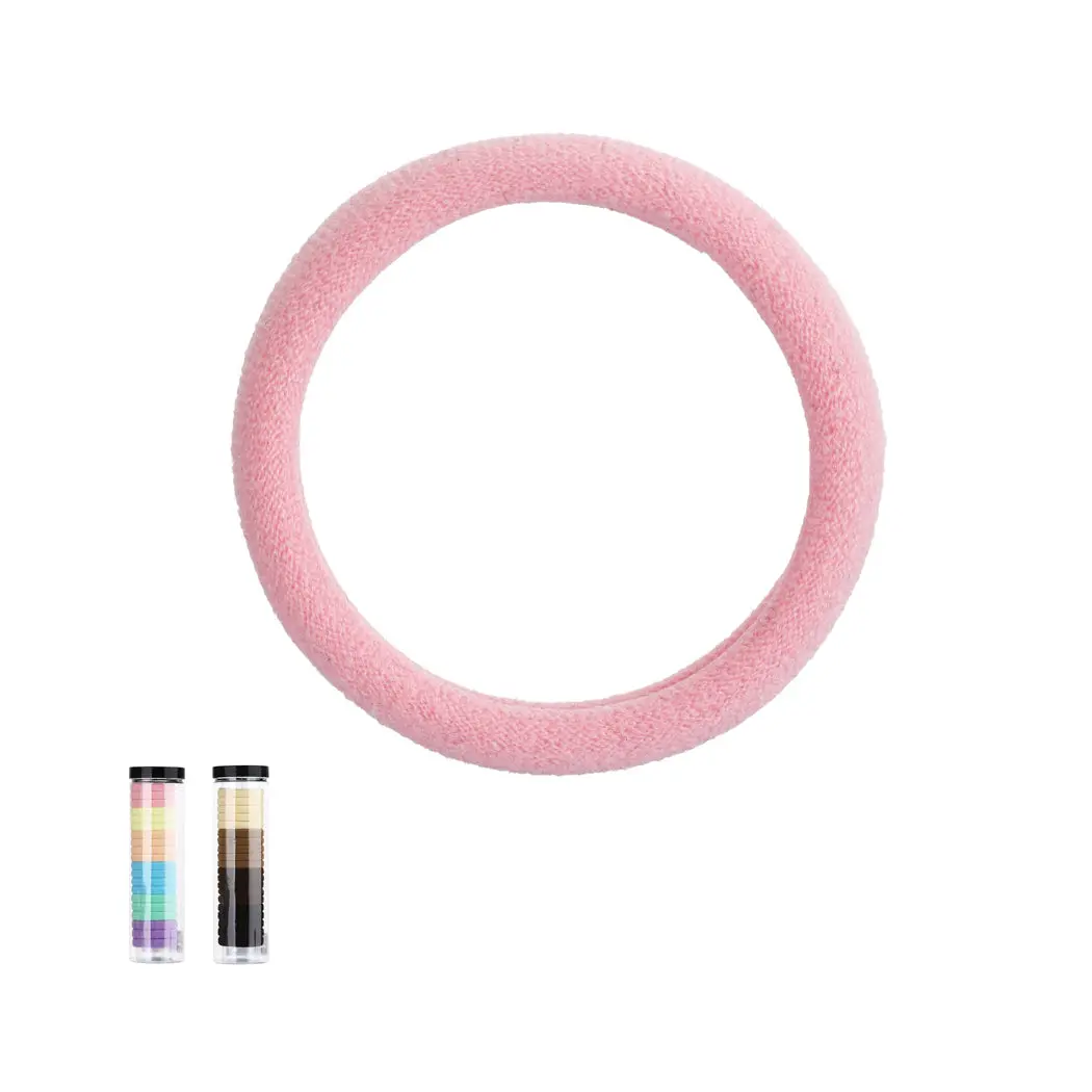 Colored Barrel Hair Ties (20 Pcs) 1