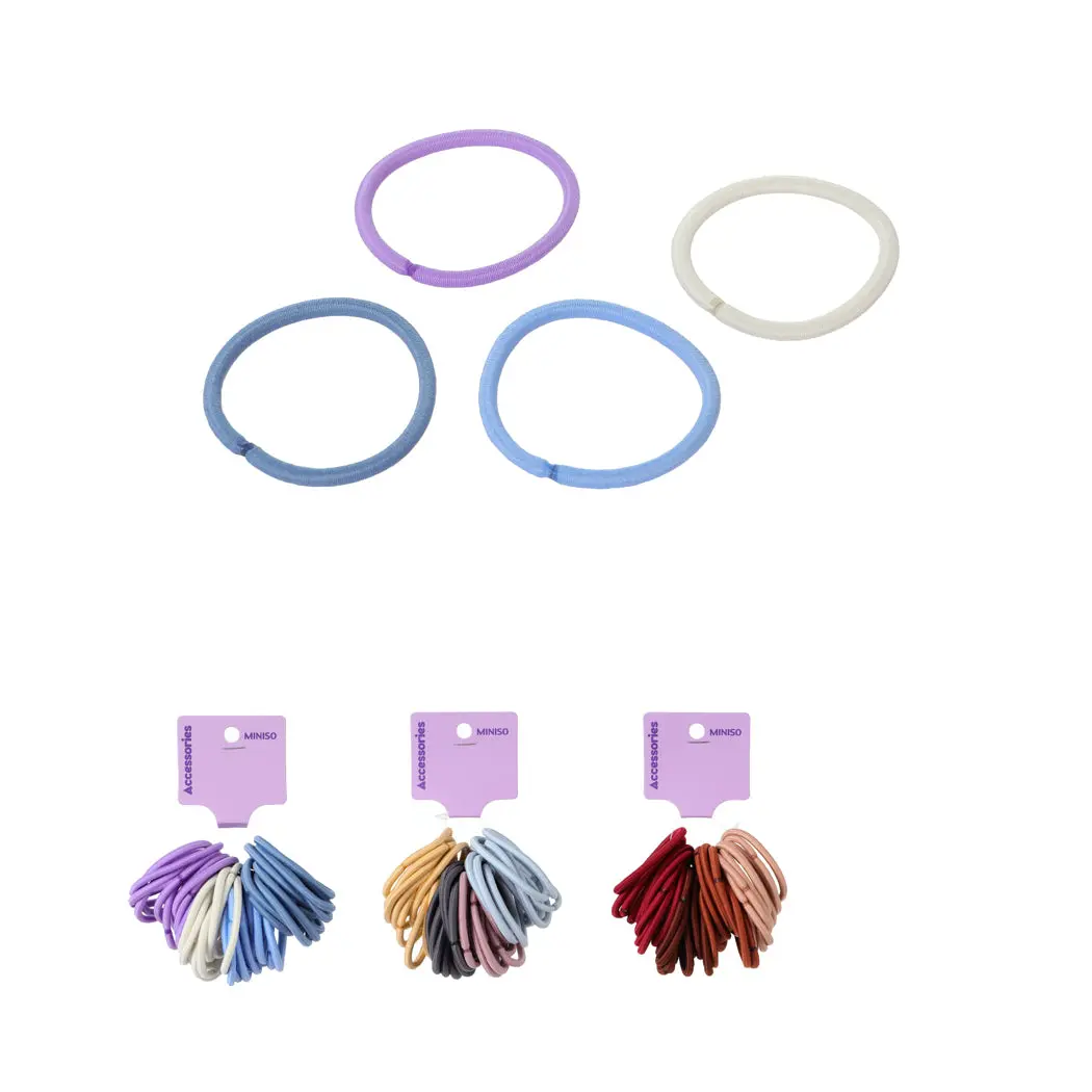Solid Color Basic Hair Ties (40 Pcs) 1