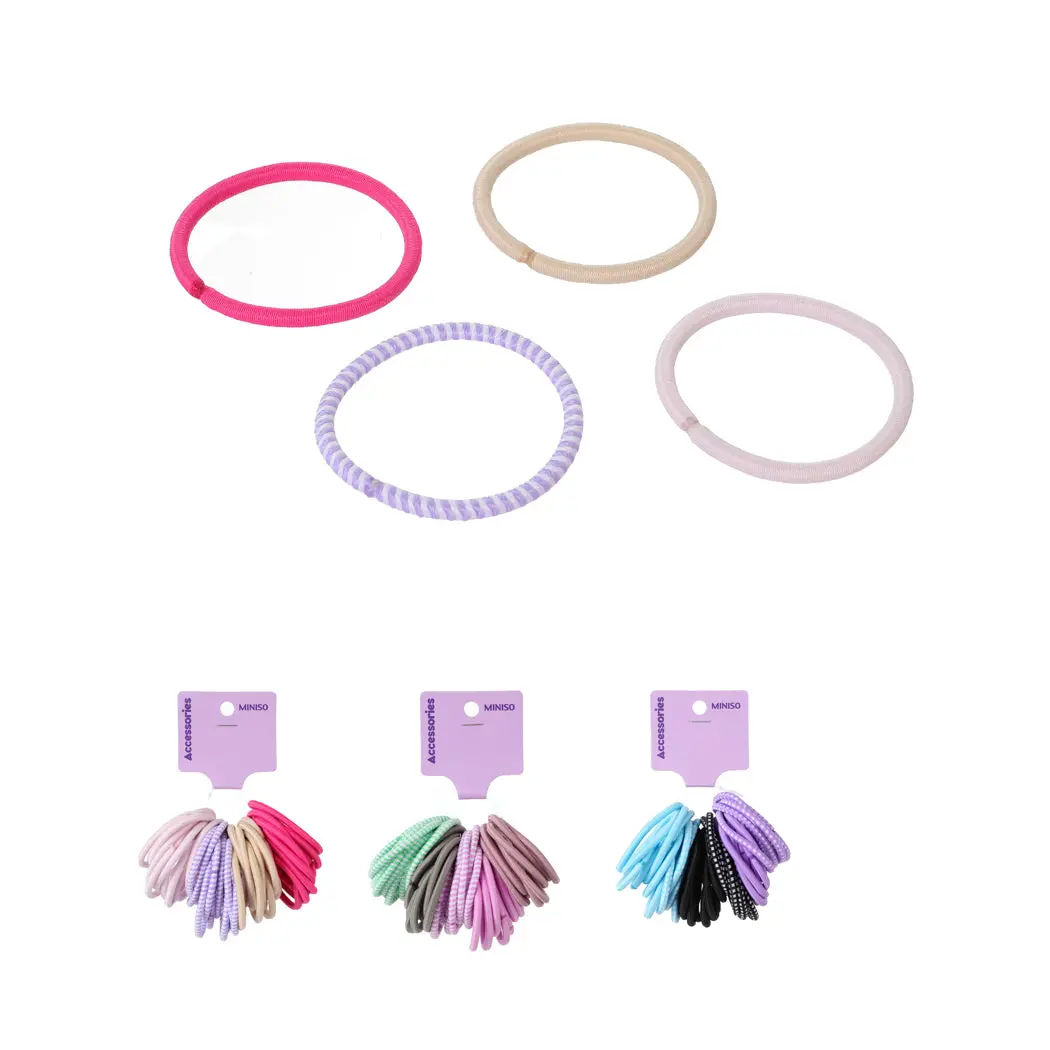 Colored Basic Hair Ties (40 Pcs) 1