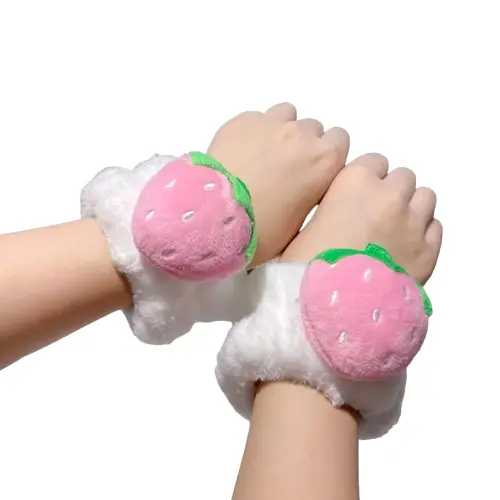 Cartoon Absorbent Wrist Strap(Strawberry) 1