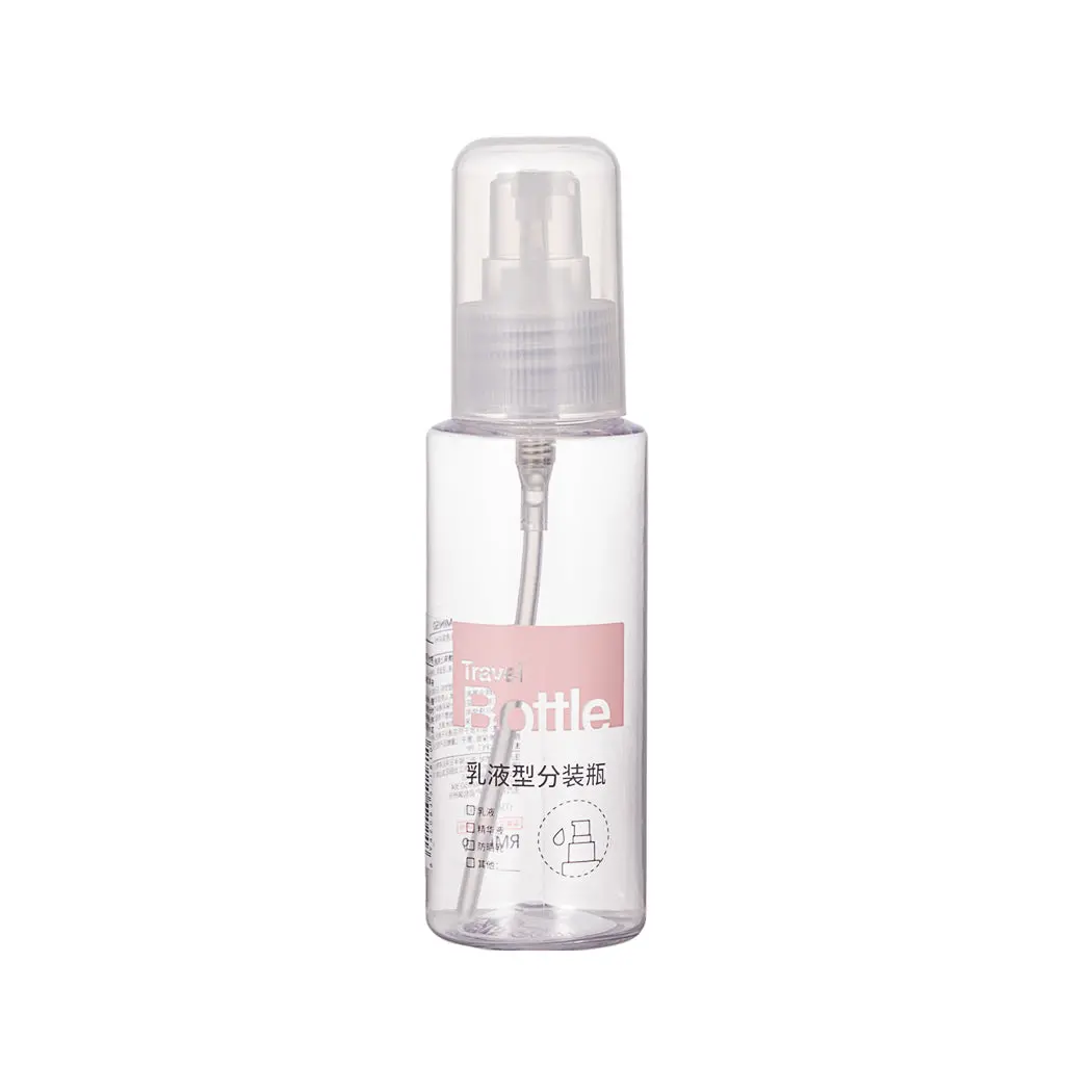 Pet Transparent Pump Bottle 80Ml 1
