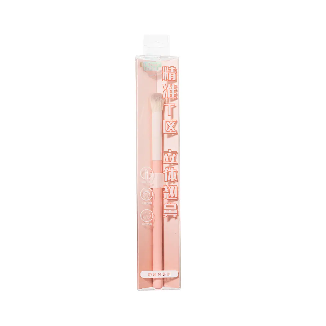 Peach Pink Series Slanted Nose Contour Brush 1