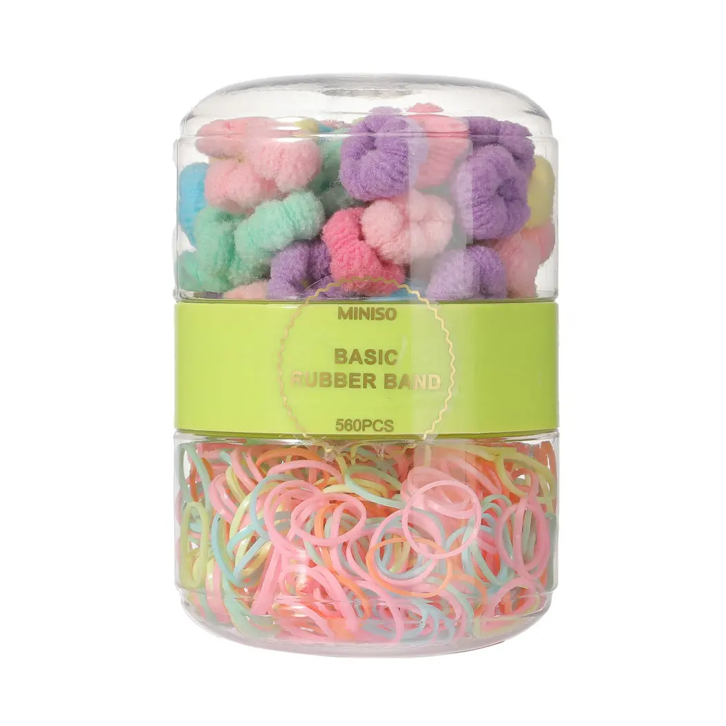 Basic Series Hamburger Hair Tie (560 Pcs) 1
