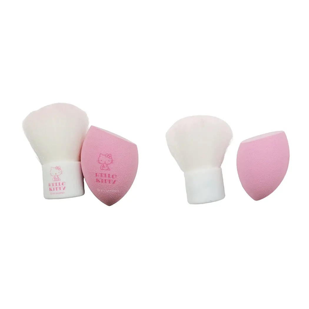 Hello Kitty Beauty Diary Series Makeup Brush & Sponge Set 1