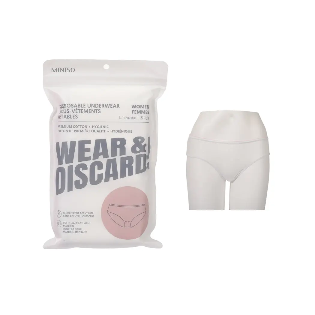 Women's Disposable Underwear (5 Pcs)(L) 1