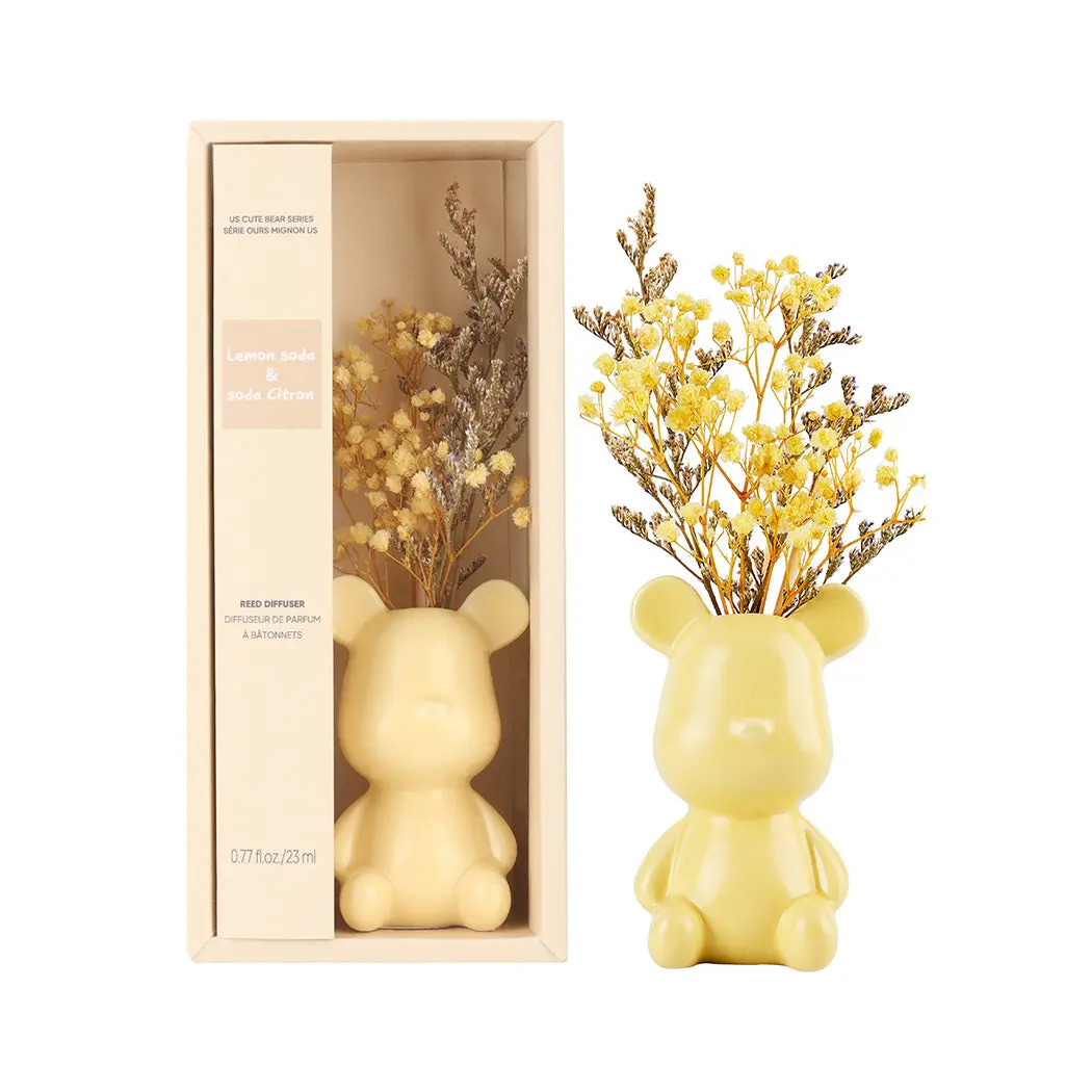Cute Bear Series Reed Diffuser( Lemon Soda) 1