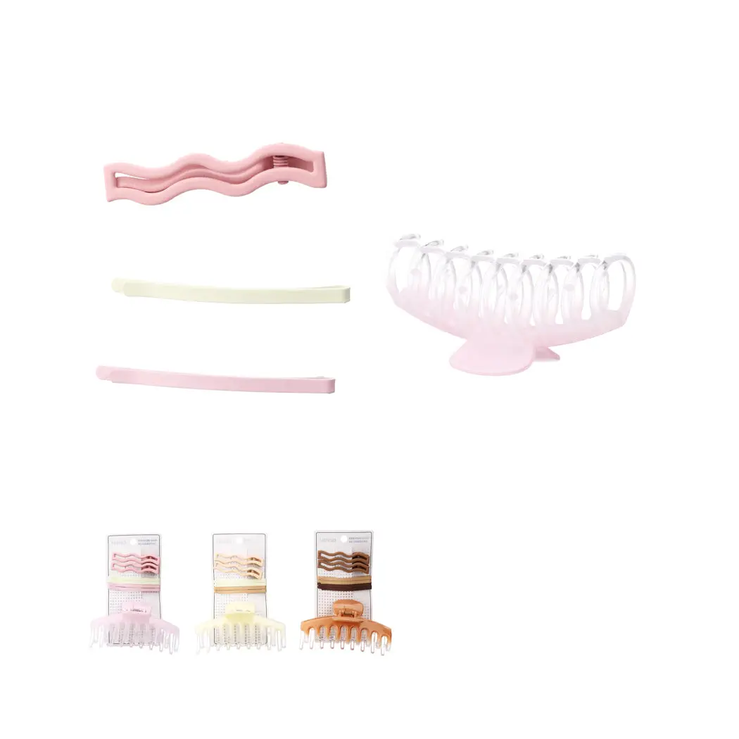 Gradient Color Hair Claw Clips (7 Pcs) 1