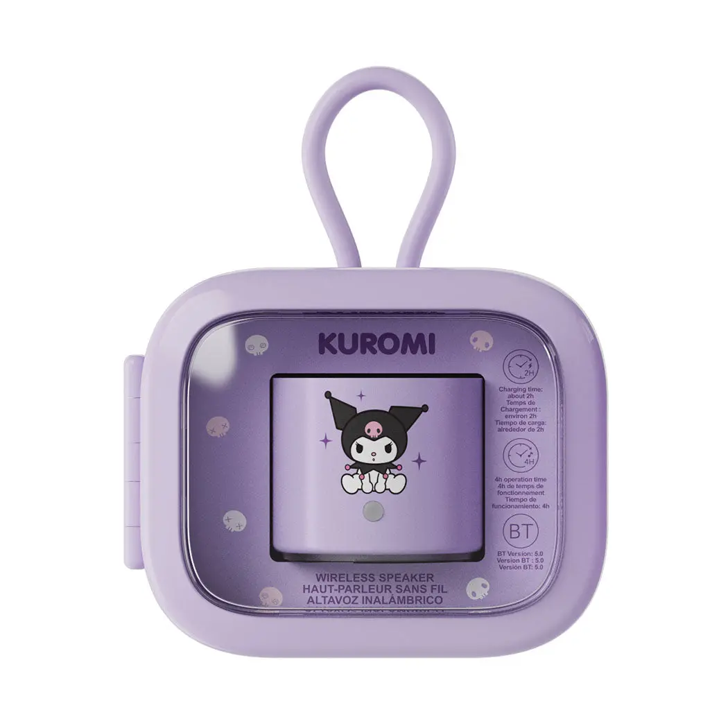 Sanrio Characters Portable Metal Wireless Speaker  Model: A127(Kuromi) 1