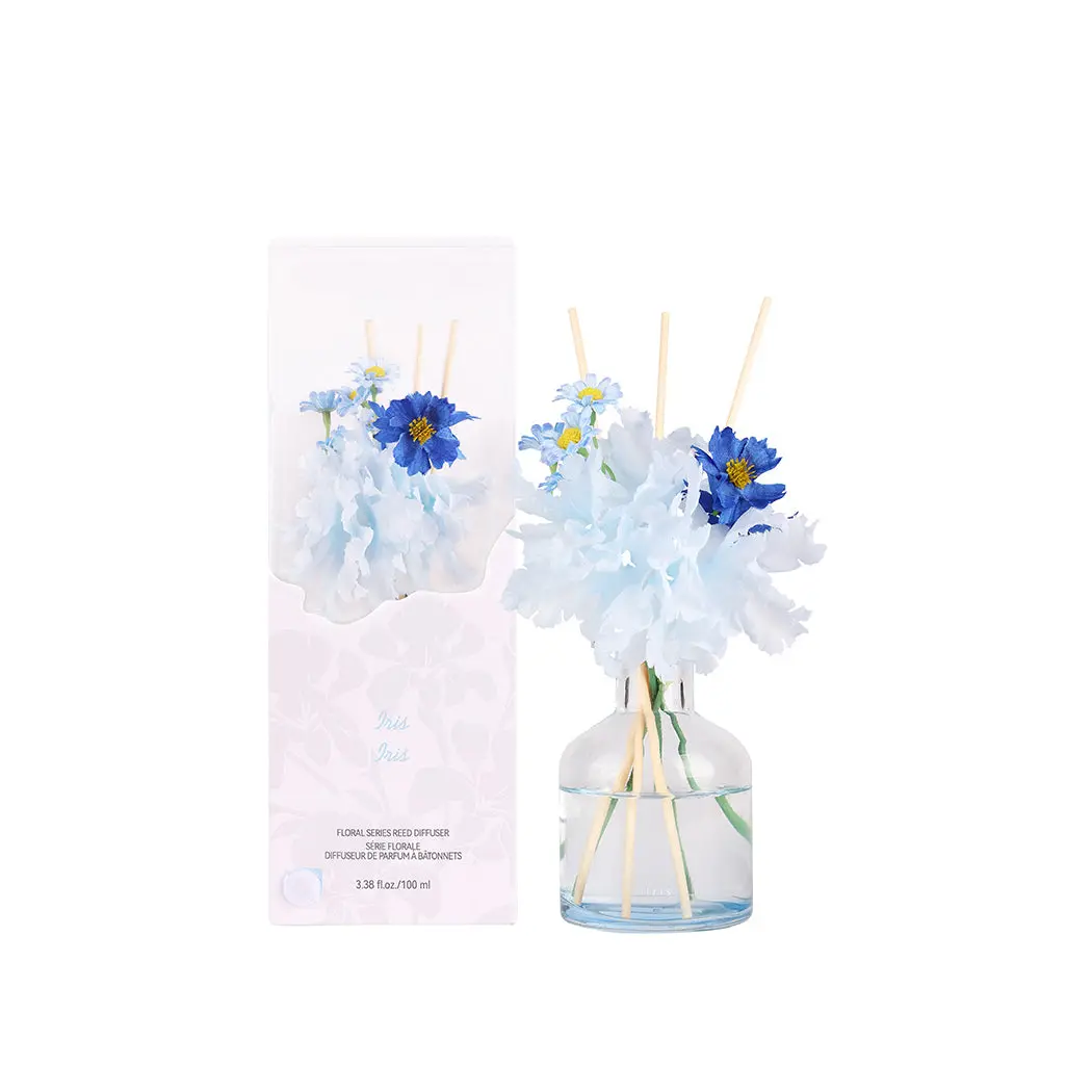 Floral Series 2.0 Reed Diffuser(Iris,100Ml) 1