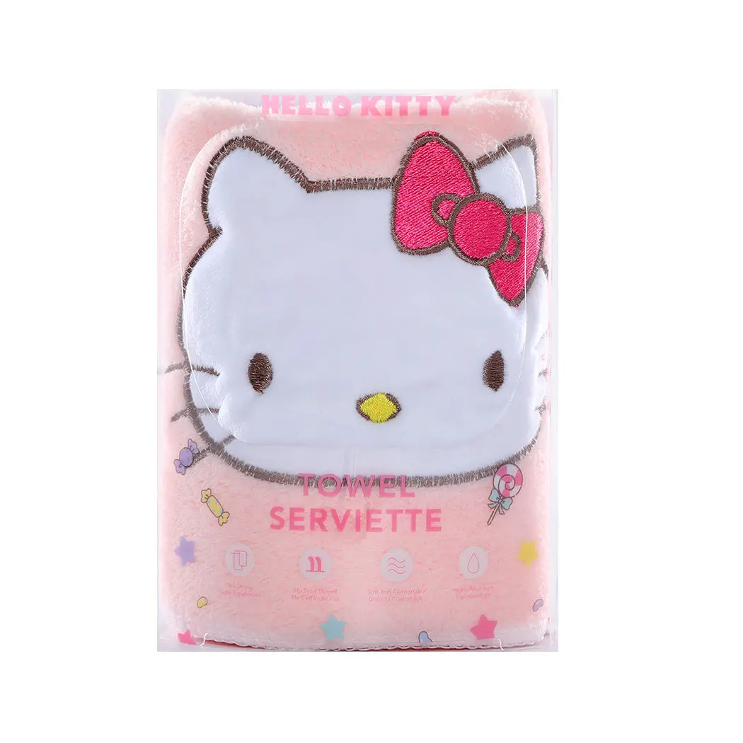 Hello Kitty Coral Fleece Absorbent Towel 1