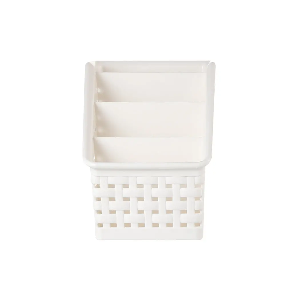 Hollow-Out Imitation Rattan 4 Compartment Organizer 1