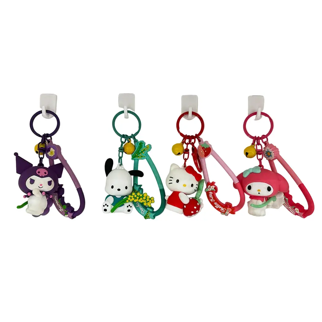 Hello Kitty And Friends Flower Fete Keychain 1
