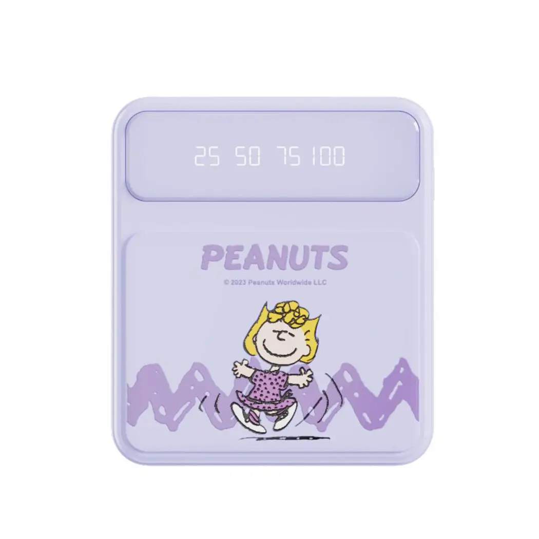 Snoopy Colorful Life Collection 10000Mah Mini Power Bank With Built-In Cables(Sally)  Model: X-100C 1
