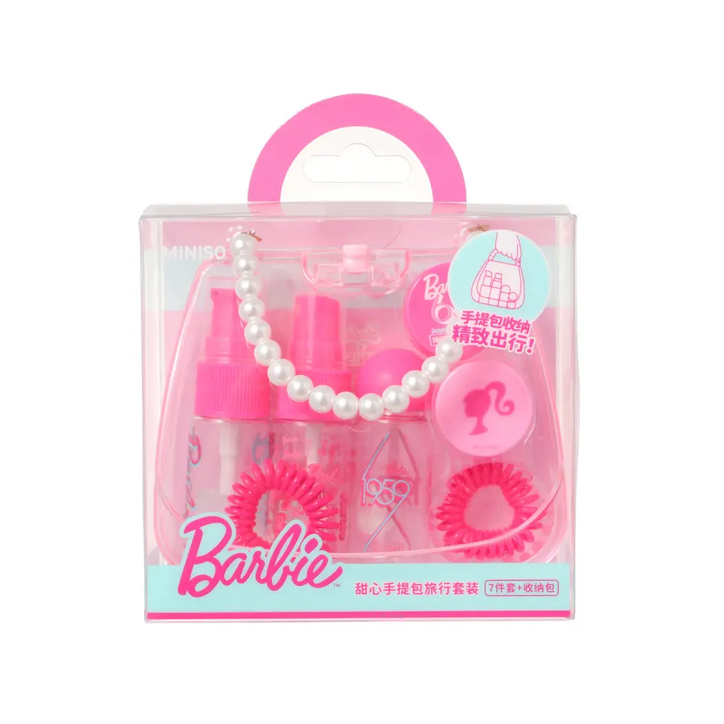 Barbie Shining Collection Travel Set In Handbag Shaped Case (7 Pcs) 1