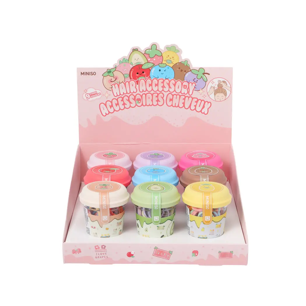 Little Hair Ties In Storage Box (70 Pcs) 1