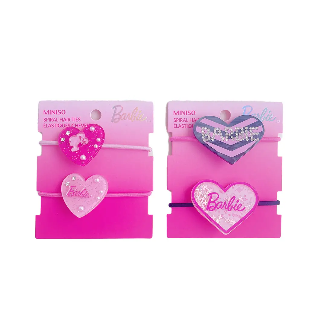Barbie Collection Heart Hair Ties (2 Pcs) 1
