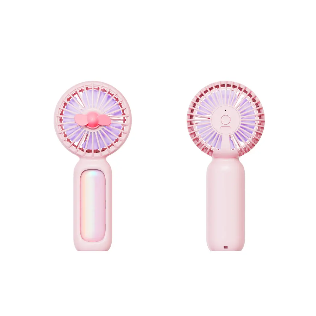 Colorful Handheld Fan (Pink) 1