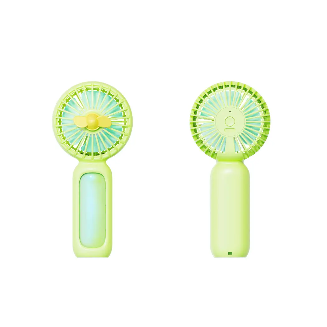 Colorful Handheld Fan (Green) 1