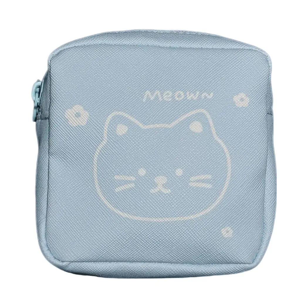 Animal Series Square Coin Purse(Blue) 1