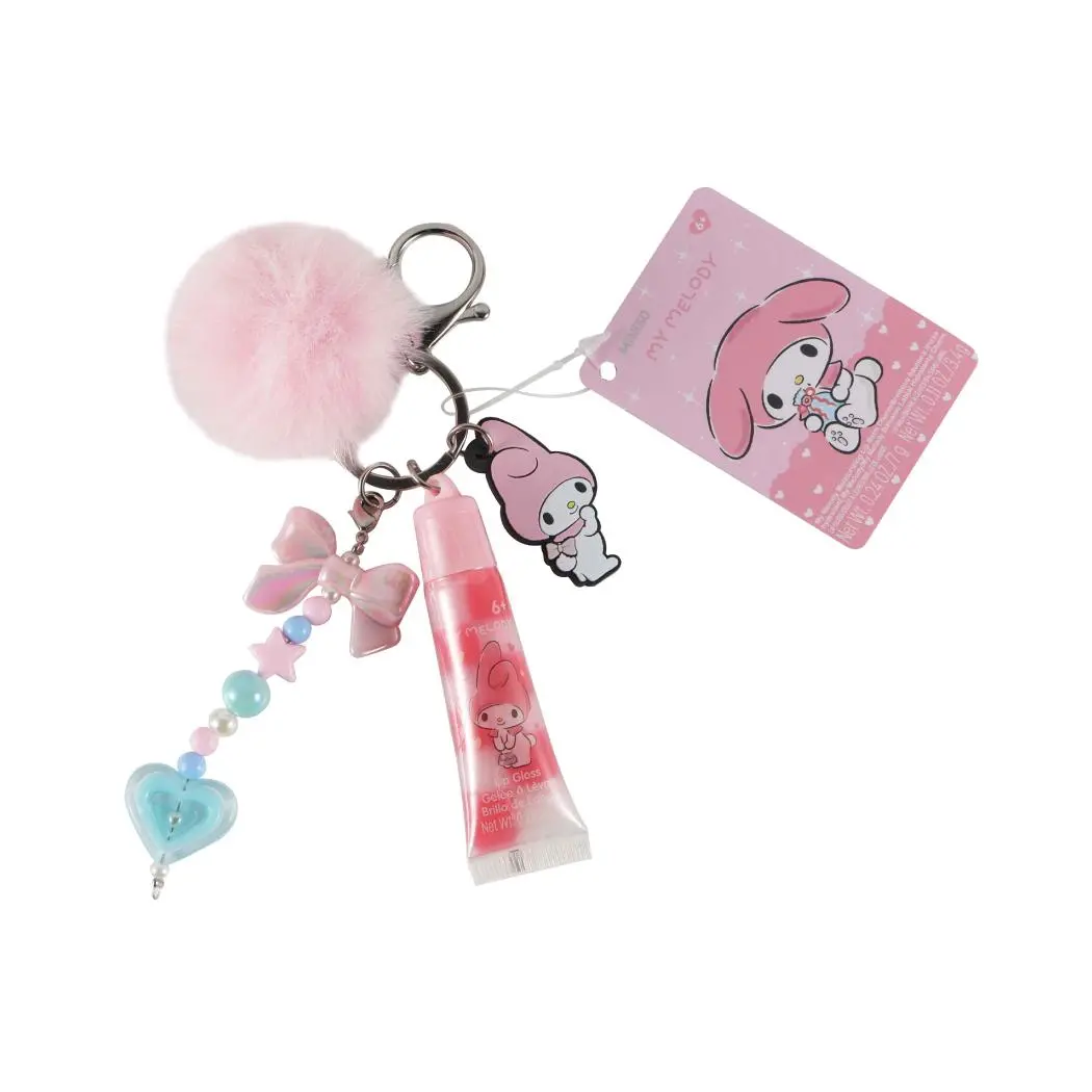 My Melody Lip Gloss Keychain & Beaded String 1