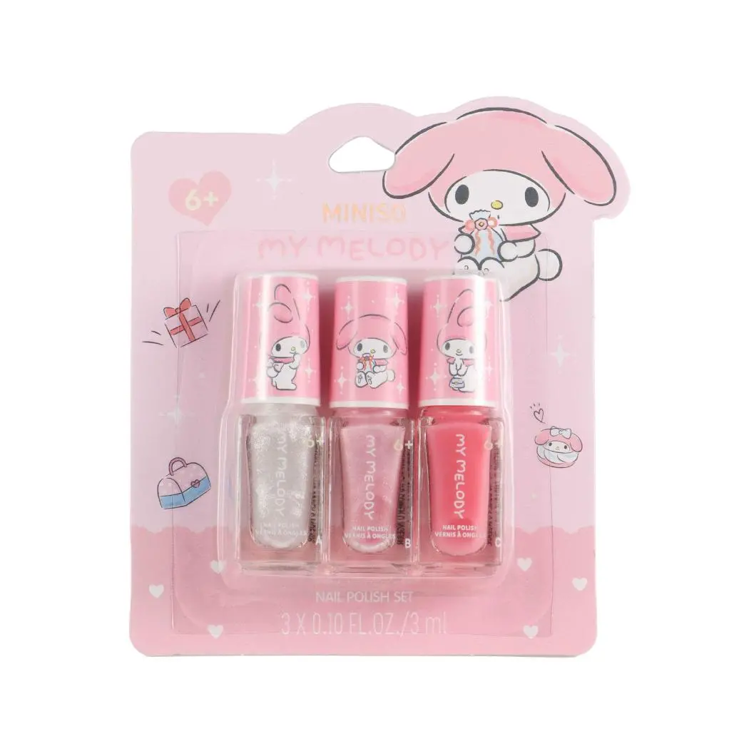 My Melody Glossy Nail Polishes (3 Pcs) 1